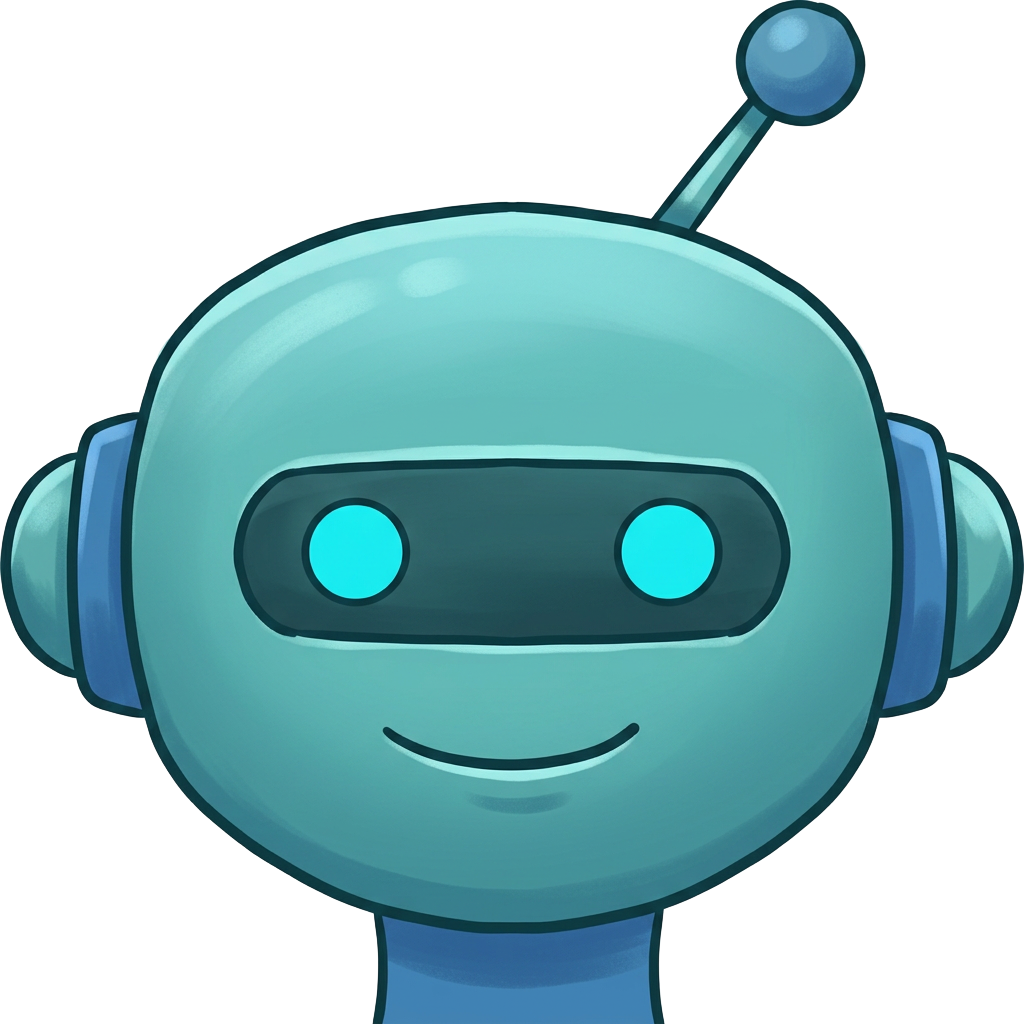 myTbot mascot — friendly trading robot